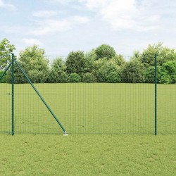 Słupek ogrodzeniowy. 26 pcs Szary 3,2 x 3,2 x 215 cm