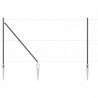 Słupek ogrodzeniowy. 26 pcs Szary 3,2 x 3,2 x 185 cm