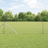 Słupek ogrodzeniowy. 26 pcs Szary 3,2 x 3,2 x 165 cm