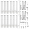 Słupek ogrodzeniowy. 52 pcs Szary 3,2 x 3,2 x 205 cm