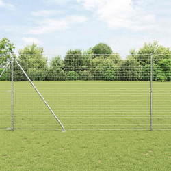 Słupek ogrodzeniowy. 26 pcs Szary 3,2 x 3,2 x 215 cm