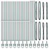 Słupek ogrodzeniowy. 52 pcs Szary 3,2 x 3,2 x 170 cm