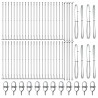 Słupek ogrodzeniowy. 52 pcs Szary 3,2 x 3,2 x 50 cm