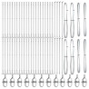 Słupek ogrodzeniowy. 52 pcs Szary 3,2 x 3,2 x 160 cm