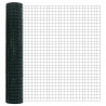 Ogrodzenie z słupkiem Zielony 1,5 x 10 m Stal i PVC