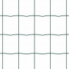 Ogrodzenie z słupkiem Zielony 0,4 x 10 m Stal i PVC
