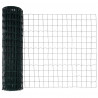 Ogrodzenie z słupkiem Zielony 1,2 x 10 m Stal