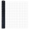 Ogrodzenie z słupkiem Szary 1,5 x 10 m Stal
