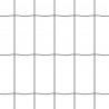 Ogrodzenie z słupkiem Szary 1 x 25 m Stal i PVC