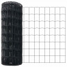 Ogrodzenie z słupkiem Szary 0,4 x 50 m Stal i PVC