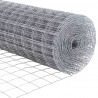 Ogrodzenie z słupkiem Srebrny 0,8 x 10 m Stal i PVC