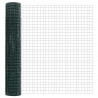 Ogrodzenie z słupkiem Zielony 1,5 x 10 m Stal i PVC