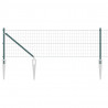 Ogrodzenie z słupkiem Zielony 0,8 x 10 m Stal i PVC