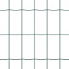 Ogrodzenie z słupkiem Zielony 1,6 x 10 m Stal i PVC