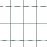 Ogrodzenie z słupkiem Zielony 0,4 x 10 m Stal i PVC