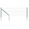 Ogrodzenie z słupkiem Zielony 0,8 x 10 m Stal
