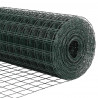 Ogrodzenie z słupkiem Zielony 0,6 x 25 m Stal i PVC