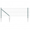 Ogrodzenie z słupkiem Zielony 0,6 x 25 m Stal i PVC