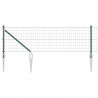 Ogrodzenie z słupkiem Zielony 0,4 x 50 m Stal i PVC