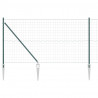 Ogrodzenie z słupkiem Zielony 1 x 10 m Stal