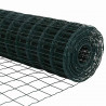 Ogrodzenie z słupkiem Zielony 0,6 x 25 m Stal i PVC