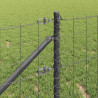 Ogrodzenie z słupkiem Szary 1 x 10 m Stal