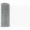 Ogrodzenie z słupkiem Srebrny 0,8 x 10 m Stal