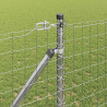 Ogrodzenie z słupkiem Srebrny 1,2 x 10 m Stal