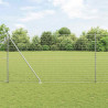 Ogrodzenie z słupkiem Srebrny 1,5 x 10 m Stal