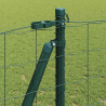 Ogrodzenie z słupkiem Zielony 1,2 x 10 m Stal