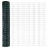 Ogrodzenie z słupkiem Zielony 1,2 x 25 m Stal i PVC