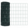 Ogrodzenie z słupkiem Zielony 0,6 x 25 m Stal i PVC