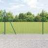 Ogrodzenie z słupkiem Zielony 1,2 x 25 m Stal