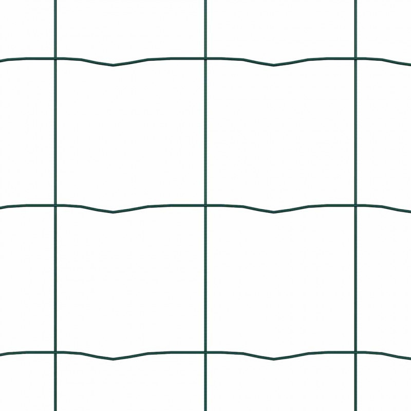 Ogrodzenie z słupkiem Zielony 1,2 x 25 m Stal