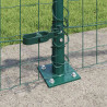 Ogrodzenie z słupkiem Zielony 0,4 x 50 m Stal i PVC