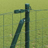 Ogrodzenie z słupkiem Zielony 1,2 x 10 m Stal