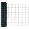 Ogrodzenie z słupkiem Zielony 1,2 x 10 m Stal
