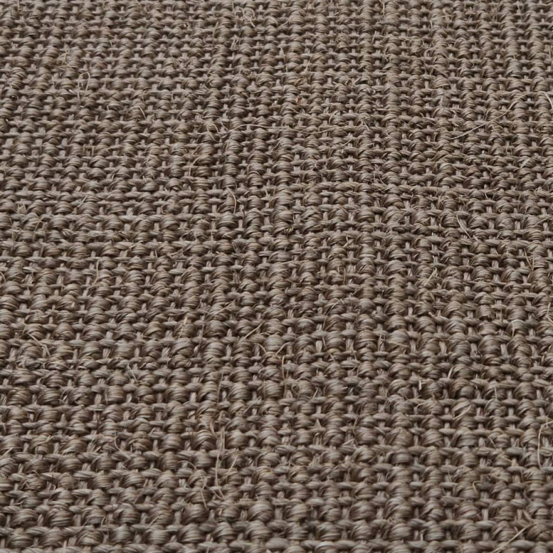 Dywanik, naturalny sizal, 80x300 cm, brązowy