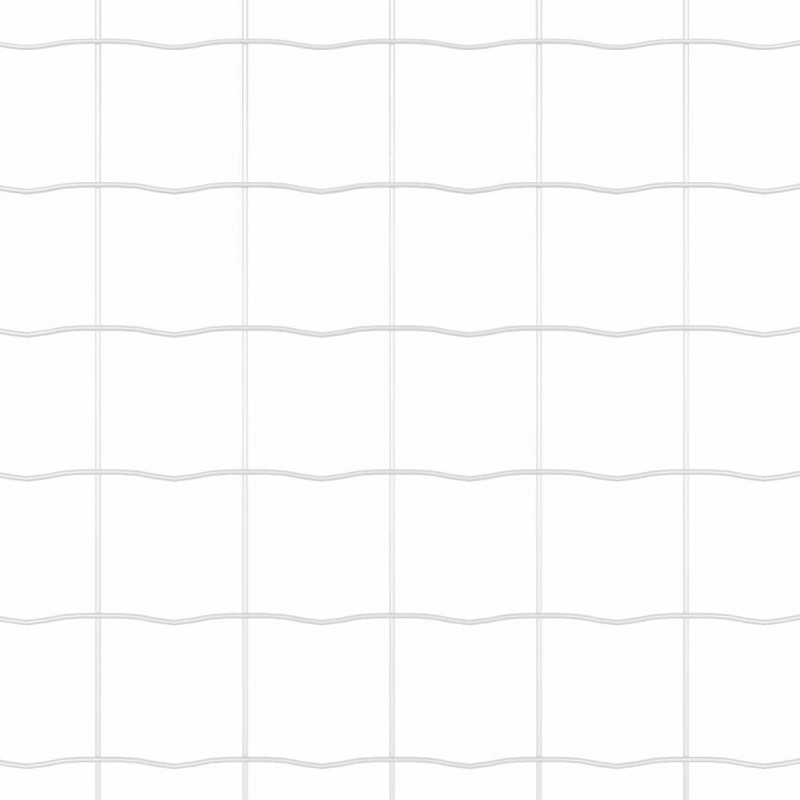Ogrodzenie z słupkiem Srebrny 1 x 10 m Stal