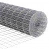 Ogrodzenie z słupkiem Srebrny 1 x 10 m Stal