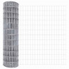 Ogrodzenie z słupkiem Srebrny 1,6 x 10 m Stal