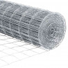 Ogrodzenie z słupkiem Srebrny 0,6 x 10 m Stal
