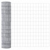 Ogrodzenie z słupkiem Srebrny 0,8 x 10 m Stal