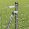 Ogrodzenie z słupkiem Srebrny 1,2 x 10 m Stal