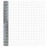 Ogrodzenie z słupkiem Srebrny 1,6 x 10 m Stal