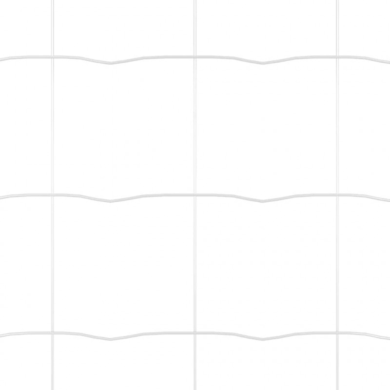 Ogrodzenie z słupkiem Srebrny 1,6 x 10 m Stal