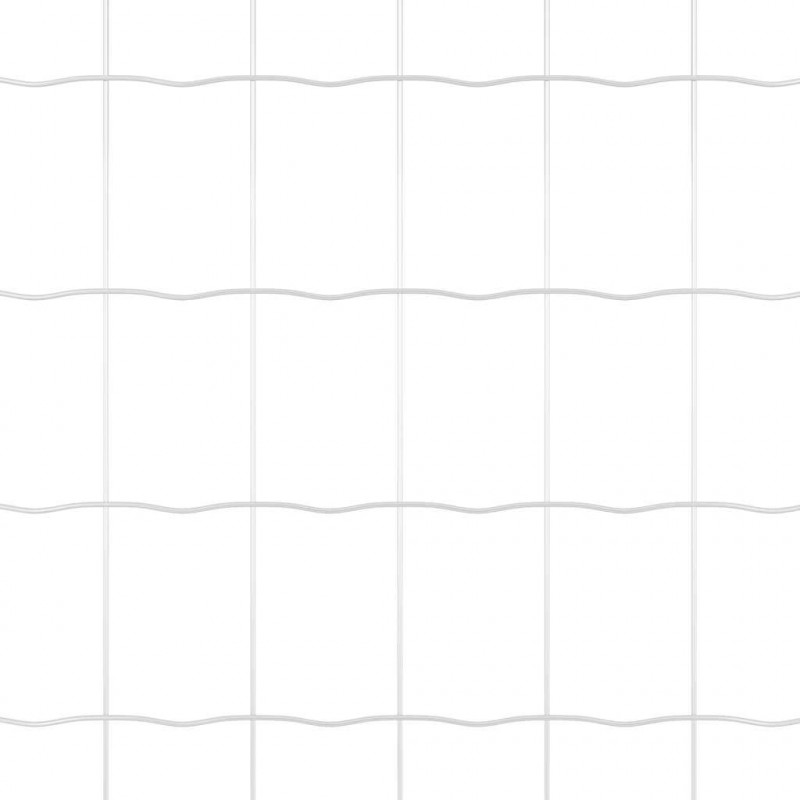 Ogrodzenie z słupkiem Srebrny 0,4 x 25 m Stal