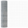 Ogrodzenie z słupkiem Srebrny 0,8 x 25 m Stal