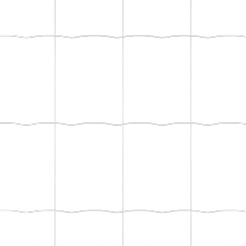 Ogrodzenie z słupkiem Srebrny 1 x 10 m Stal