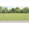 Ogrodzenie z słupkiem Srebrny 1,5 x 10 m Stal